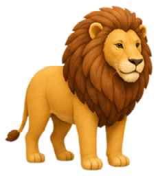 Le lion — jeu les animaux de Mini héros