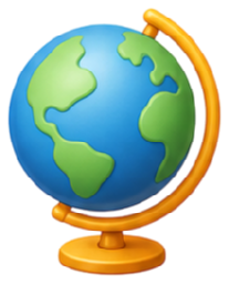 Le globe terrestre — jeu se repérer de Mini héros