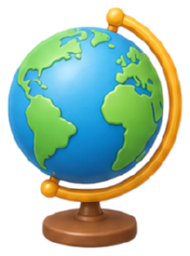 Le globe — jeu la géographie de Mini héros