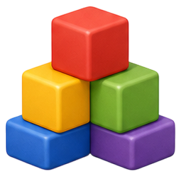 Les cubes — jeu logique de Mini héros