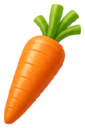 La carotte — jeu fruits et légumes de Mini héros
