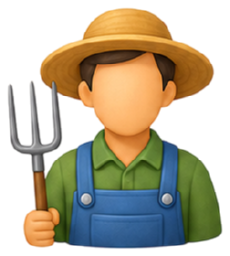L'agriculteur — jeu les métiers de Mini héros