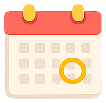 Le calendrier — jeu se repérer dans le temps de Mini héros